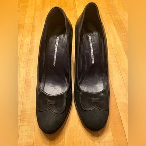 Donald Pliner Black wedge shoe.